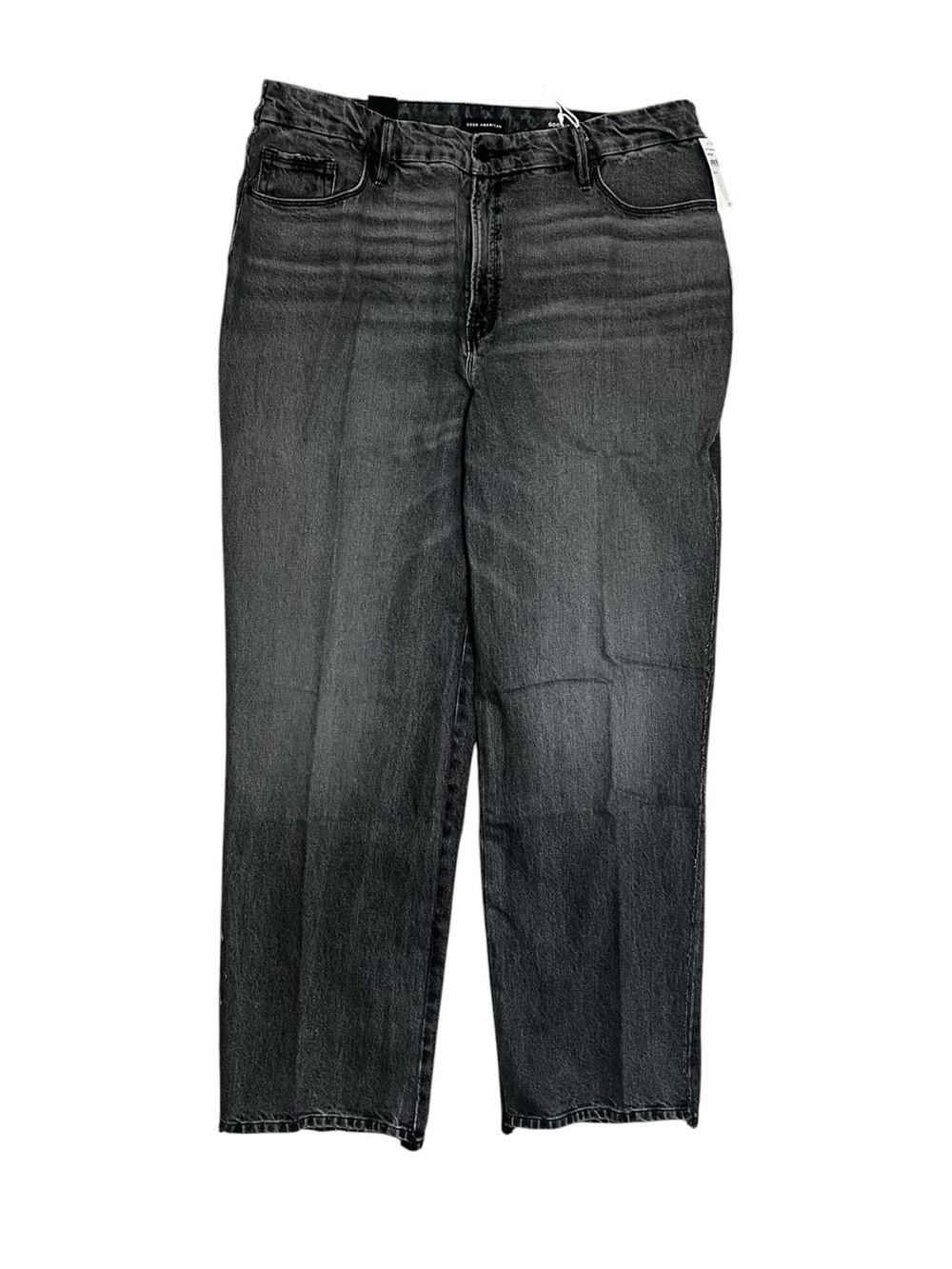 Good American Good 90s Relaxed Jeans Black Two Tone Baggy Mom Jean Size 15 NWT - Picture 2 of 11